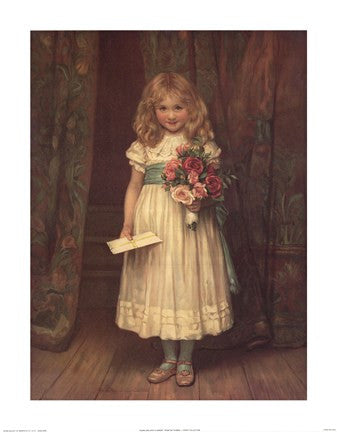 Young Girl with Flowers