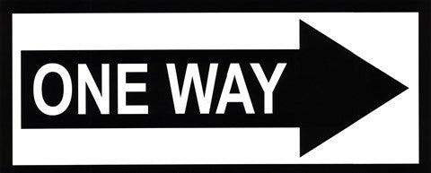 Sign - One Way