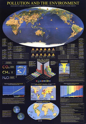 Worl Map of Pollution and the Environment