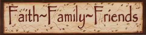 Faith, Family, Friends