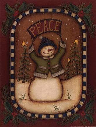 Peace Snowman