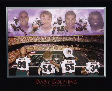 Baby Dolphins - Williams, Seau, Thomas, & Taylor