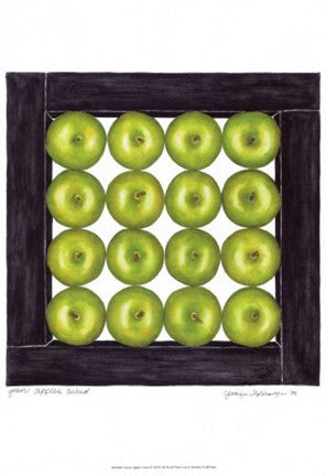 Green Apples Cubed