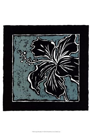 Tropical Woodblock IV