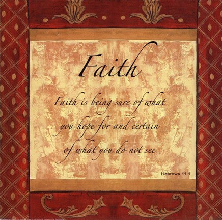 Words to Live By, Traditional - FAITH