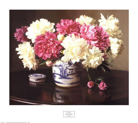 Peonies in Ginger Jar