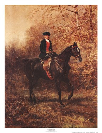 Girl Riding Side-Saddle