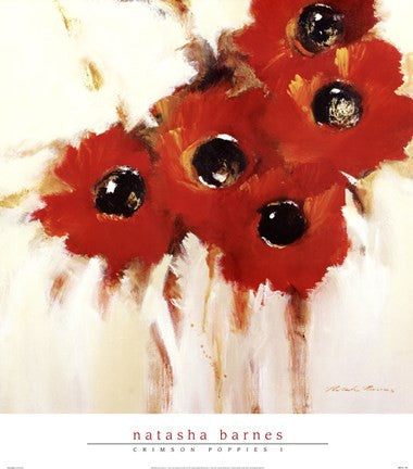 Crimson Poppies I