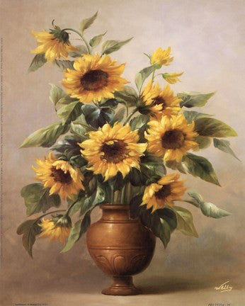 Sunflowers In Bronze I