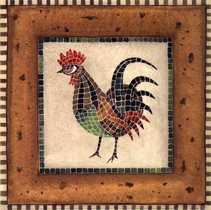 Mosaic Rooster No.4