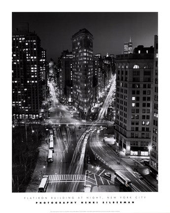 New York, New York, Flatiron Building at Night