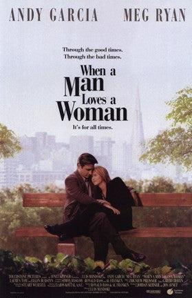 When a Man Loves a Woman - on a bench