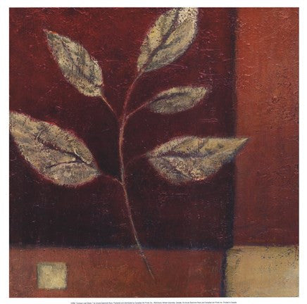 Crimson Leaf Study I