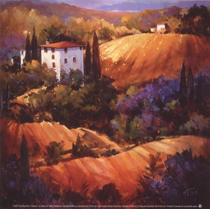 Evening Glow Tuscany