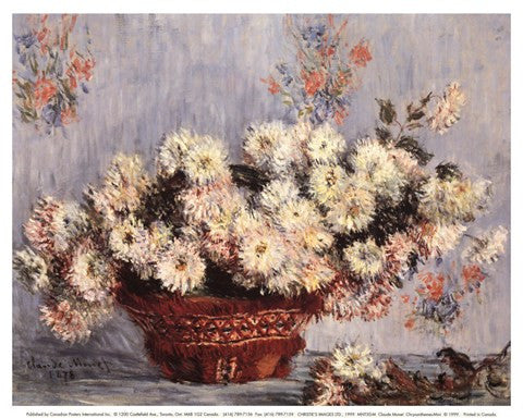 Basket of Chrysanthemums, c.1878