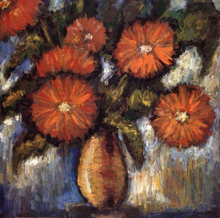 Orange Poppies I