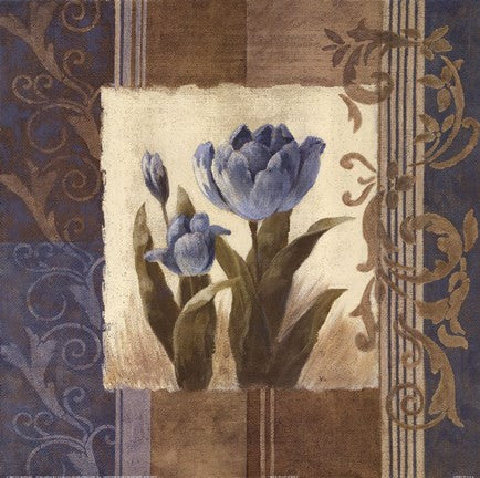 Blue Tulip Scroll