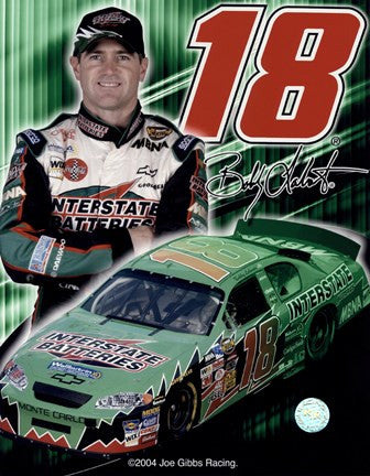 2005 Bobby Labonte collage- car, number, driver and signature