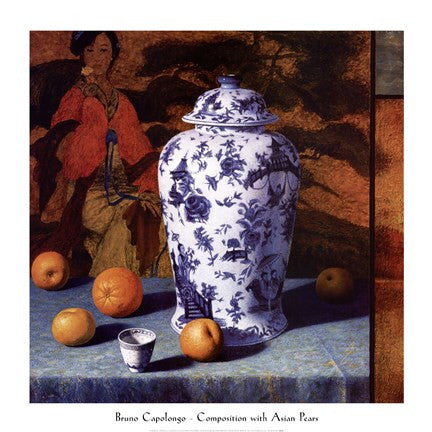 Composition with Asian Pears (Contemporary Still-Life #25)