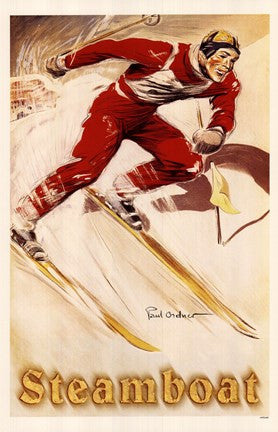 Steamboat Ski Poster