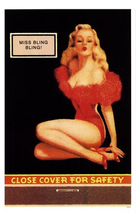 Miss Bling Bling Pin-Up