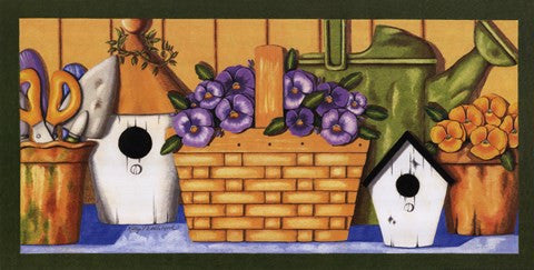 Pansies in Basket