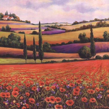 Fields of Poppies I