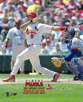 Albert Pujols 2001 National League Rookie of the Year