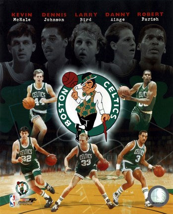 Boston Celtics Big Five Legends Composite