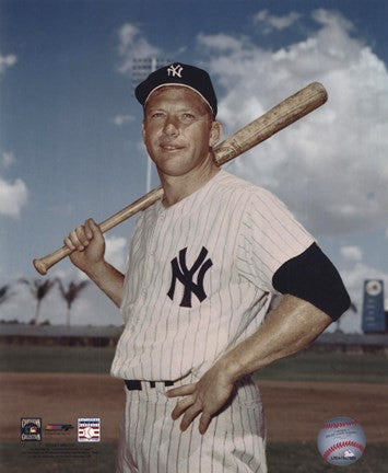 Mickey Mantle - #6 Posed with Bat