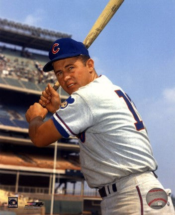 Ron Santo - With Bat, posed