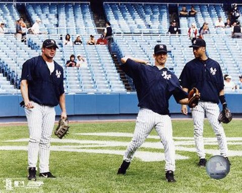 Jason Giambi - Jorge Posada - Derek Jeter - Game Preparation