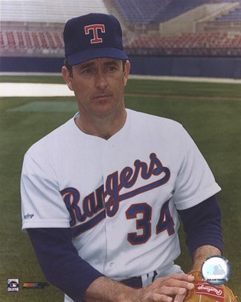 Nolan Ryan - Rangers - Posed waist up