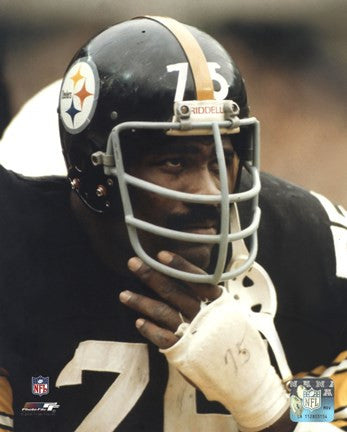 Joe Greene - Close up on sidelines