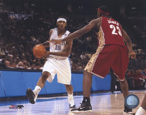 LeBron James-Carmelo Anthony - Court Action