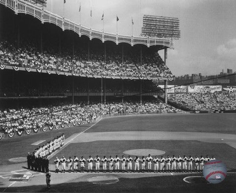 Yankee Stadium Left Field - 1955 World Series Opening Game