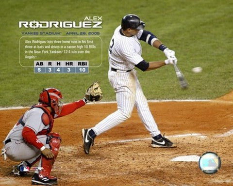 Alex Rodriguez - 4-26-05 10 Runs Batted In