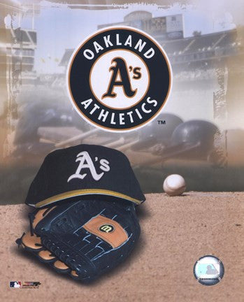 Oakland Athletics - '05 Logo - Cap and Glove