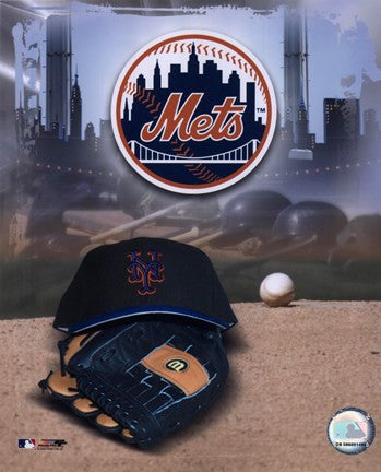 New York Mets - '05 Logo - Cap and Glove