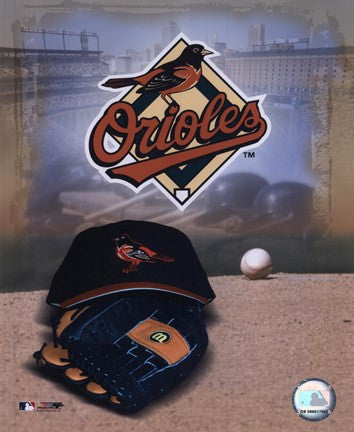 Baltimore Orioles - '05 Logo - Cap and Glove