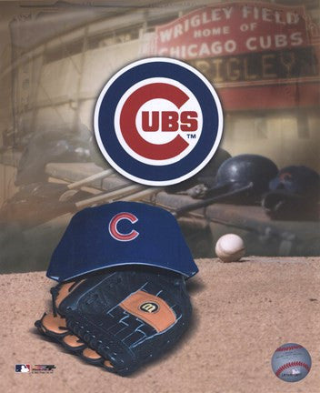 Chicago Cubs - '05 Logo - Cap and Glove