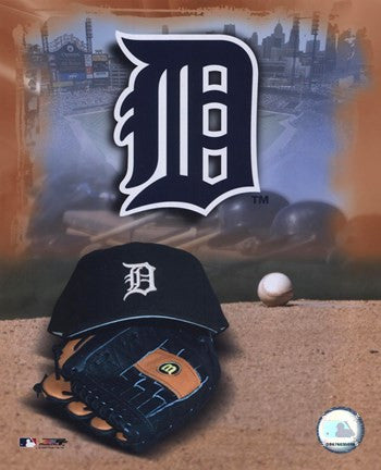 Detroit Tigers - '05 Logo - Cap and Glove