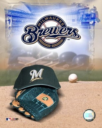 Milwaukee Brewers - '05 Logo - Cap and Glove