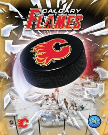 Calgary Flames 2005 - Logo - Puck