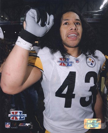 SB XL (#16) - Troy Polamalu - Celebrate