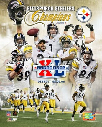 Super Bowl XL - '05 Steelers Champions Composite #2