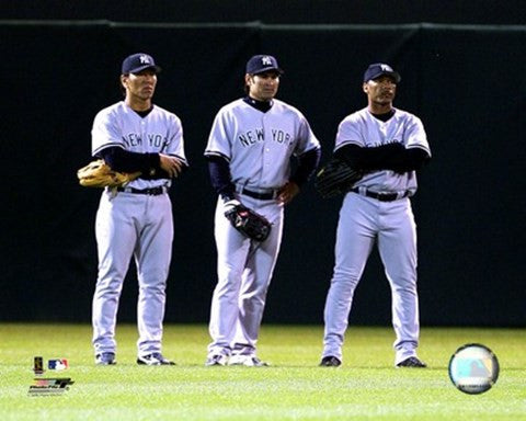 Hideki Matsui, Johnny Damon, Gary Sheffield -  2006 Action