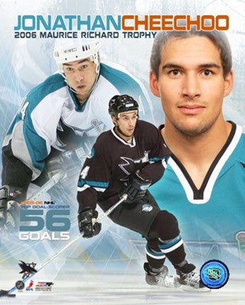 Jonathan Cheechoo - '06 Mourice Richard Trophy - Portrait Plus