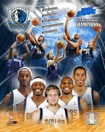 '05 - '06 Mavericks Western Conference Champions Composite