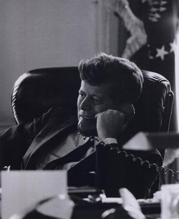 President John F. Kennedy in the Oval Office (#7)